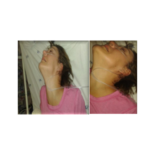 Chantell in hospital